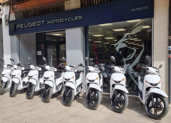 Flotas de motos para empresas Valencia