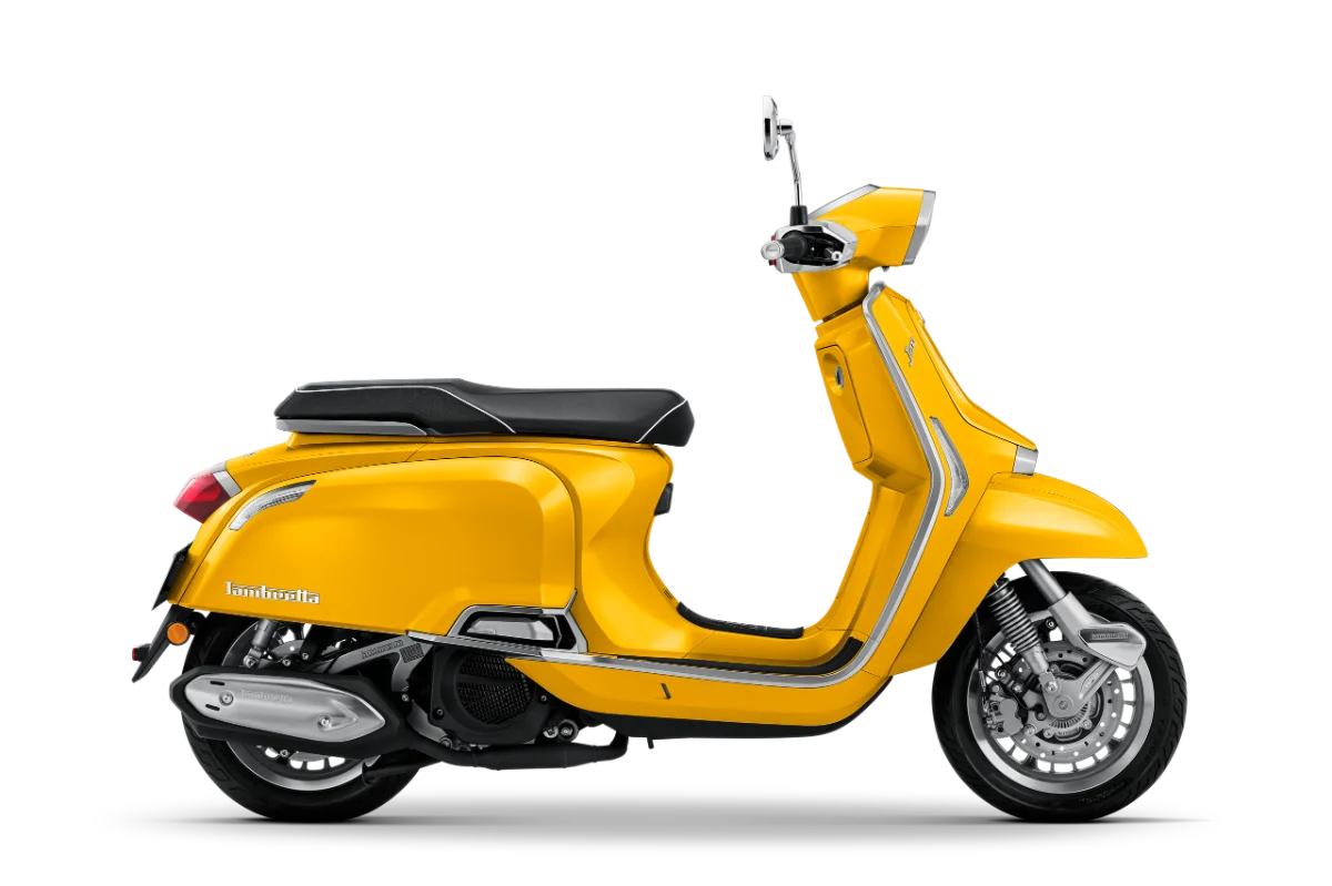 Lambretta J 125 amarilla